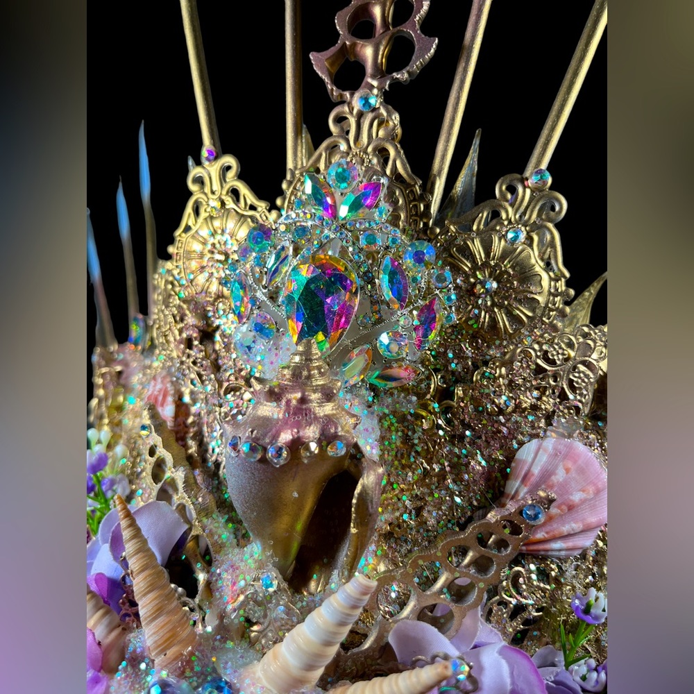 [ETSY HANDMADE] Mermaid Queen Fairy Head Crown